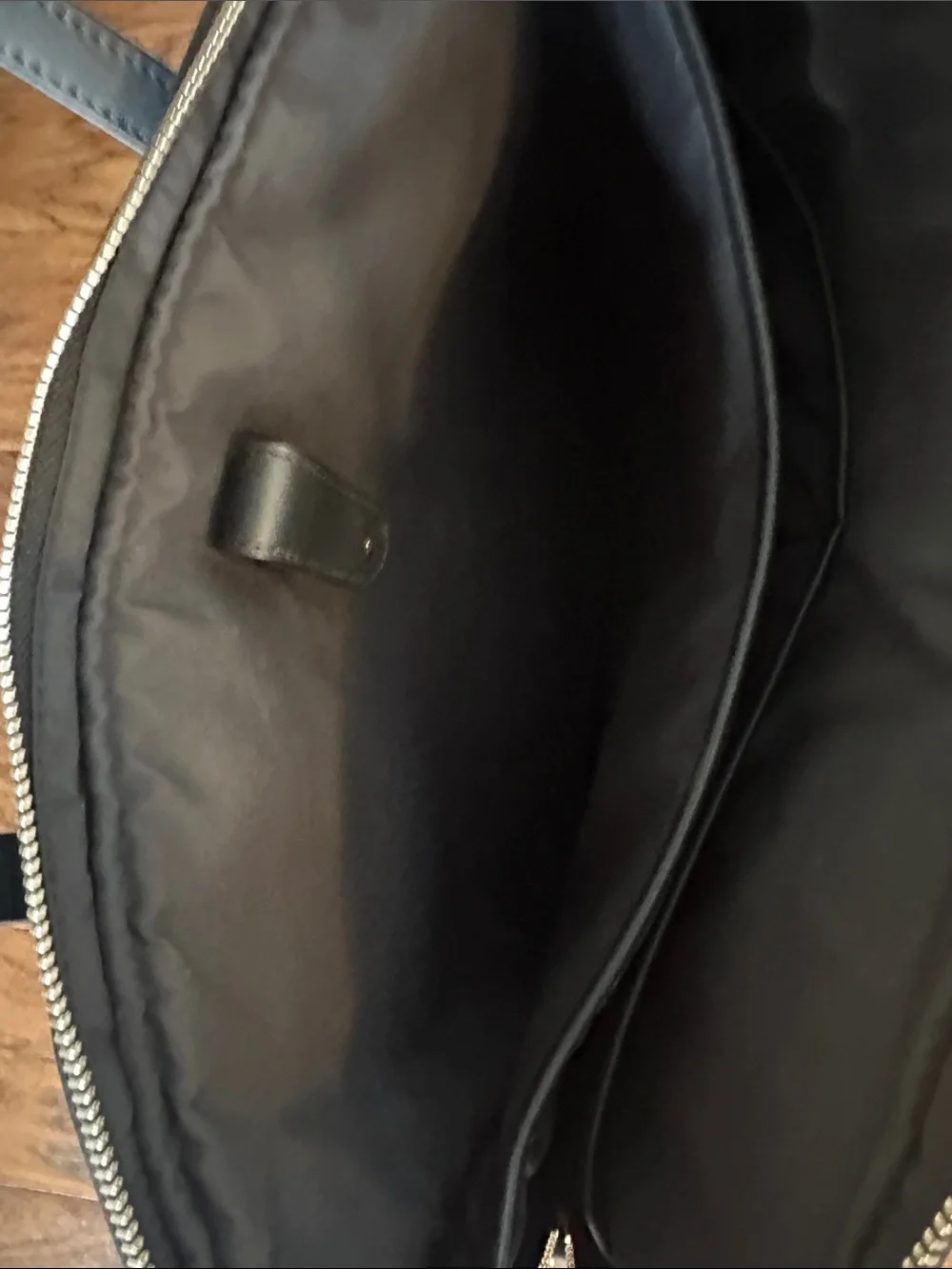 kate spade Black Nylon Laptop Messenger with Top Handles and Crossbody Strap